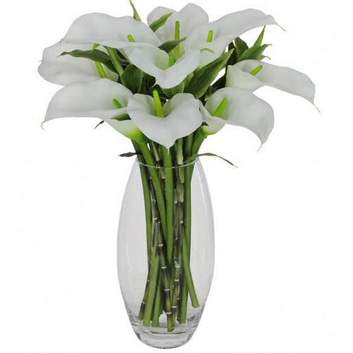 Flores e árvores artificiais